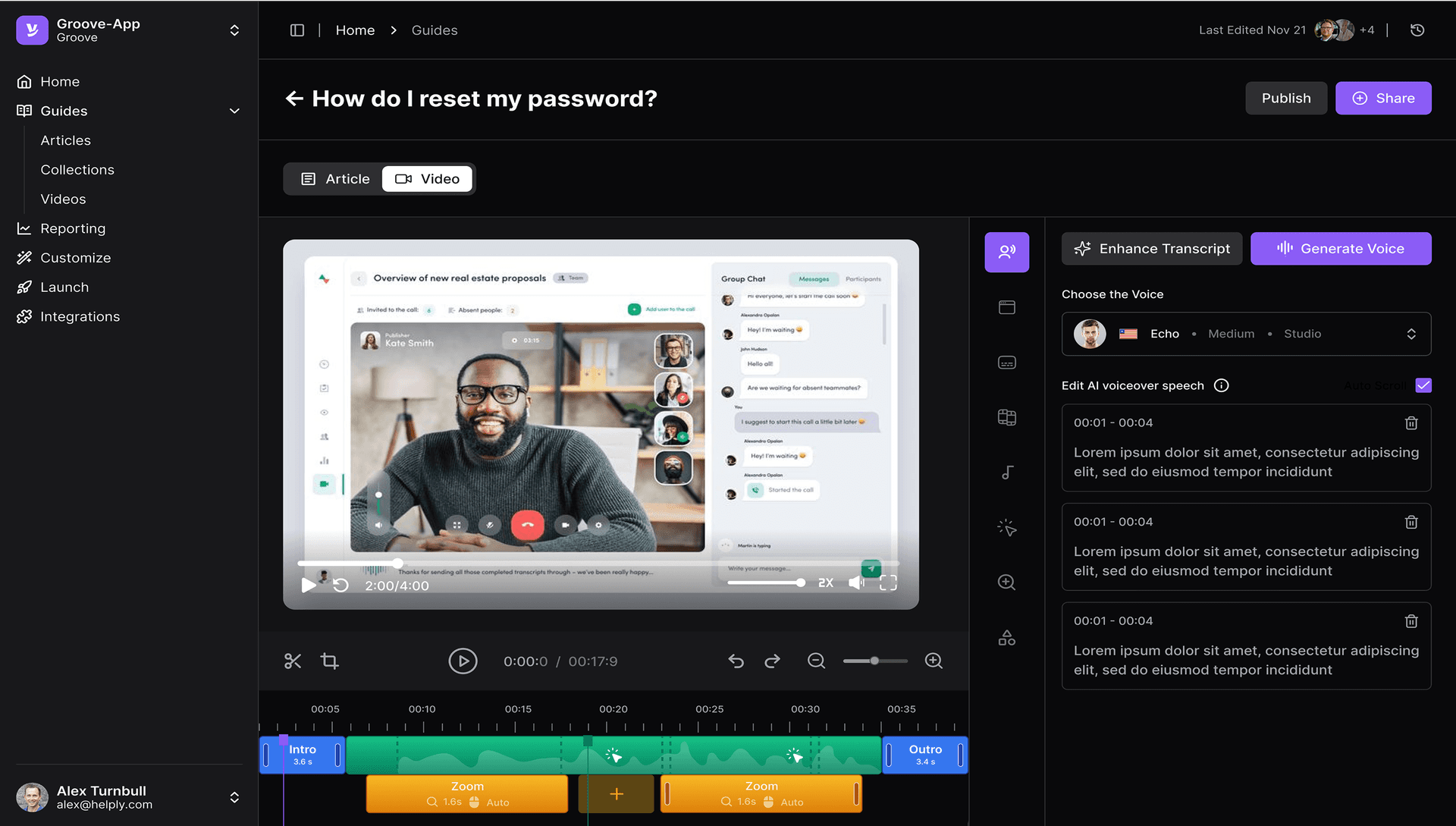 Shared Inbox interface demonstration